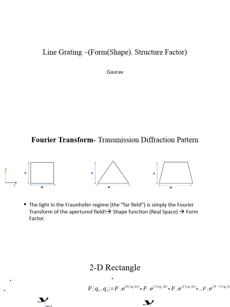 Line grating diffrent forms pdf