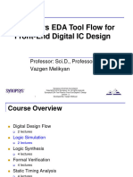 Synopsys Eda Tool Flow Front-End Digital Ic Design Lecture 2