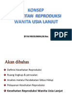 Konsep Kespro Wanita Lansia Cenut