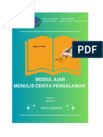 Modul Ajar Bahasa Sunda - MODUL AJAR MENULIS CERITA PENGALAMAN - Fase D