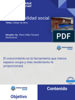 Etica y Responsabilidad Social - Semana 31