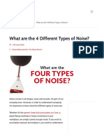 What Are The Four Different Types of Noise - Cirrus Research