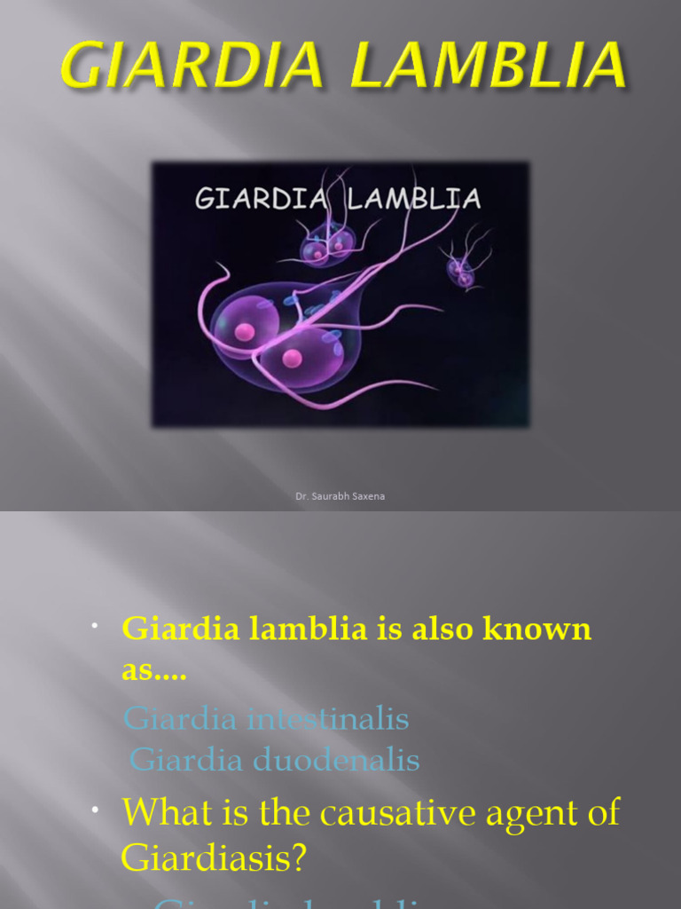 Giardia Lamblia | PDF | Immunology | Causes Of Death
