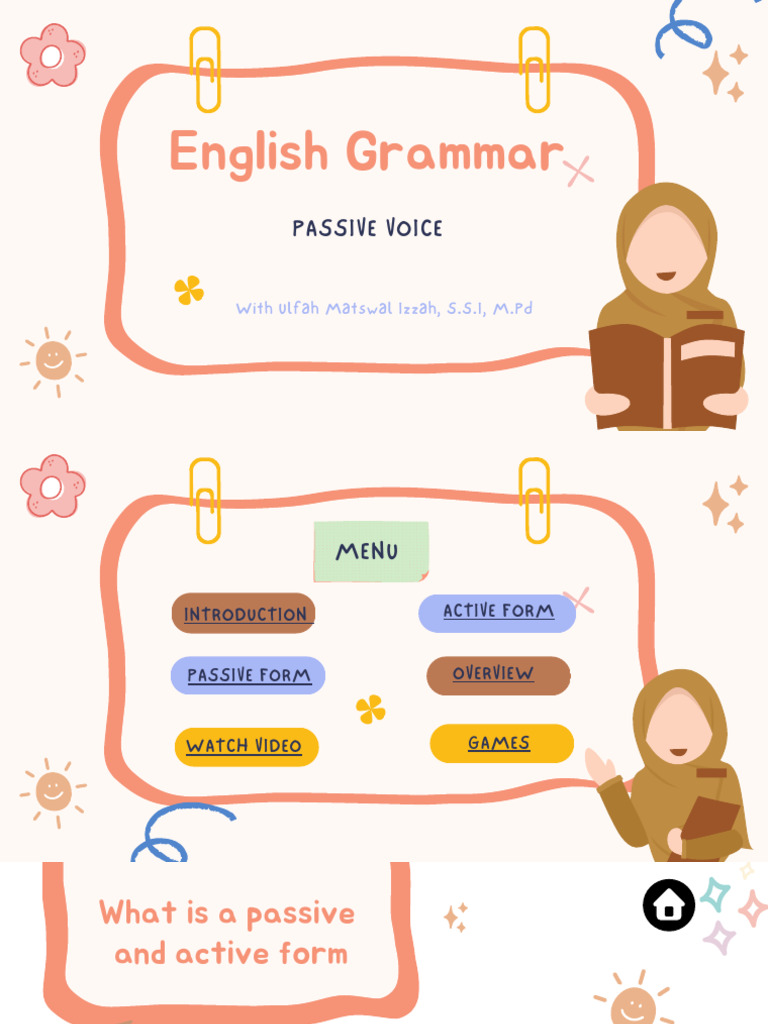 Grammar Passive Voice Pdf