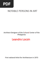 Notable Persons in Art