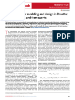 Macromolecular Modeling and Design in Rosetta: Recent Methods and Frameworks