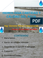 Ponencia - Hidrologia Cantidad y Calidad de Agua