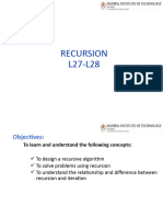 L27 L28 Recursive Functions