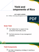 Day3 - Yield and Yield Components