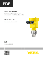 VEGAPULS 6X Radar Level Sensor Specs | PDF | Mobile App | Antenna (Radio)