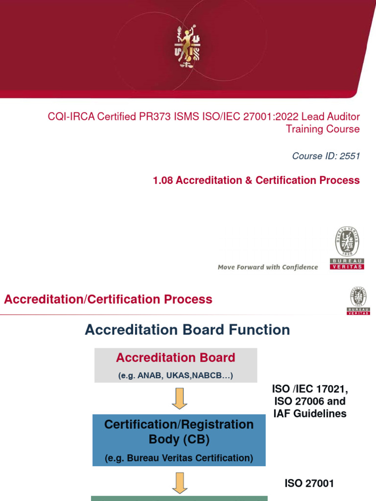 1 08 Accreditation Certification Process Pdf Audit Information