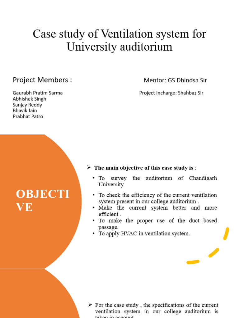 University Auditorium Ventilation Case Study | PDF | Ventilation ...