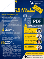 Flyer Digital Learning Bootcamp 2023