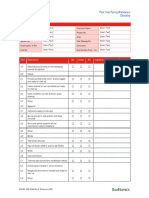 KSI-CM-CHK-0064 Post Test Piping Walkdown Checklist