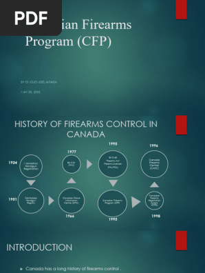Canadian Firearms Case Study