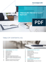 Treasury Review Audit Report