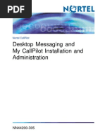 Download Desktop Messaging and My CallPilot Installation and Administration by api-3754378 SN6825205 doc pdf