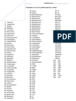 Assignment - Anaphy.medical Terms