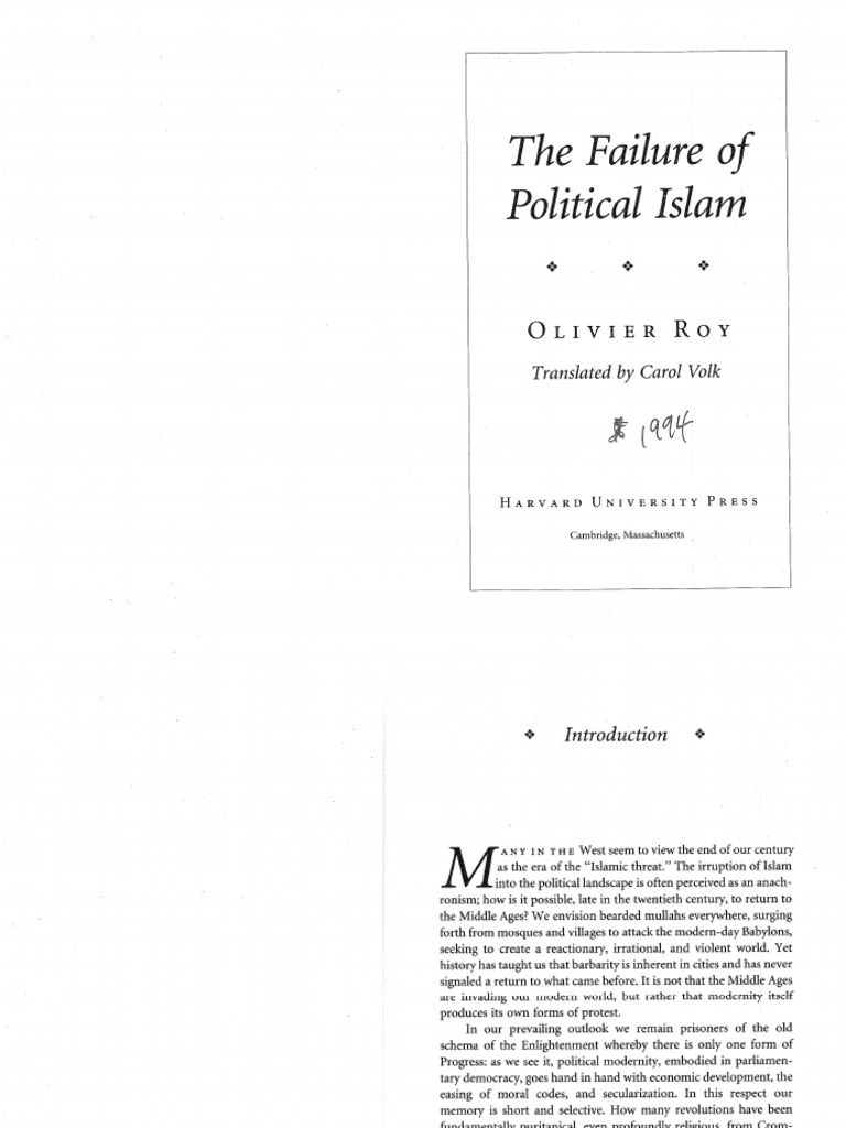 Failure of Political Islam | PDF