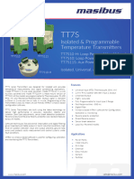 Masibus TT7S - R4F - 1118 Isolated and Programmable Temperature Transmitter