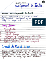 Rural Development - Handwritten Notes - (Kautilya)