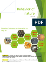 Unit 1.4 - Behavior in Nature