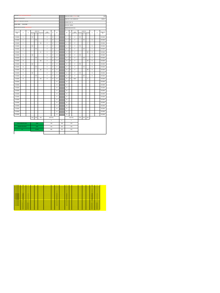 Light Panel Load Schedule PDF Electrical Components Power (Physics)