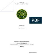 Laporan Praktikum Geomatika: Disusun Oleh