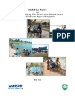 Draft Final Report On Assessment of Drinking Water Security in The Selected Areas of South-West Coastal Region of Bangladesh