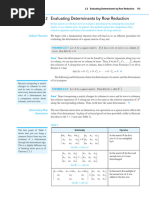 LKM 2.2 Determinant by Row Reduction