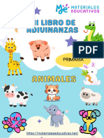 Libro de Adivinanzas de Animales para Primaria