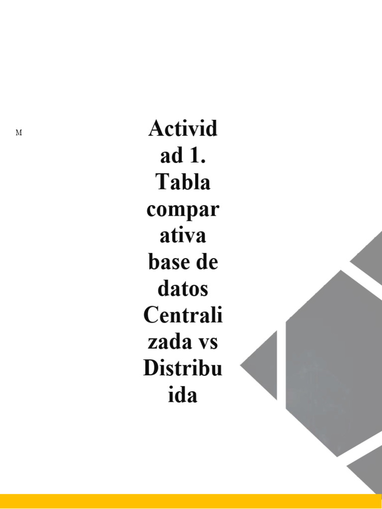 UNA BASE DE DATOS DISTRIBUIDA visual data 5