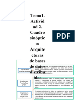 Arquitecturas de Bases de Datos Distribuidas