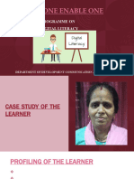 Prachi 164 Case Study of Learner