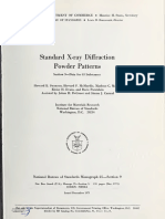 NBS 25-9 Картки Стандарт Зразкiв Рентген-дифракцii 1971