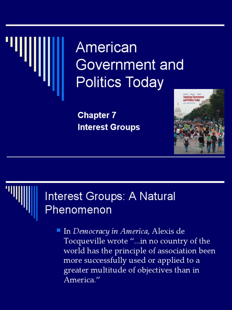 Understanding American Interest Groups | PDF | Lobbying In The United ...