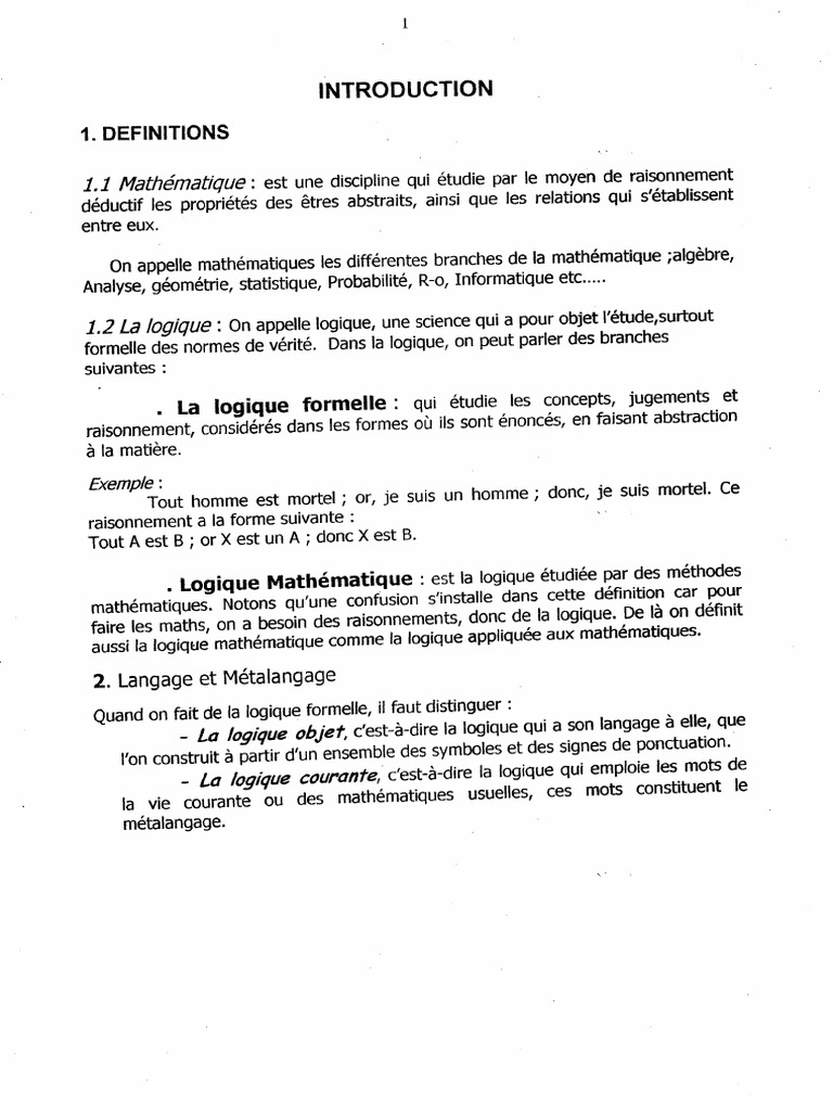 Logique Math (CH 1 5) 2 | PDF
