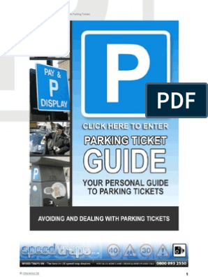 Blank parking ticket form joke