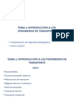 Tema 2. Introducción Fenomenos de Transporte 23-24 (Sesión 2)