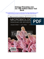 Microbiology Principles and Explorations 10th Edition Black Test Bank