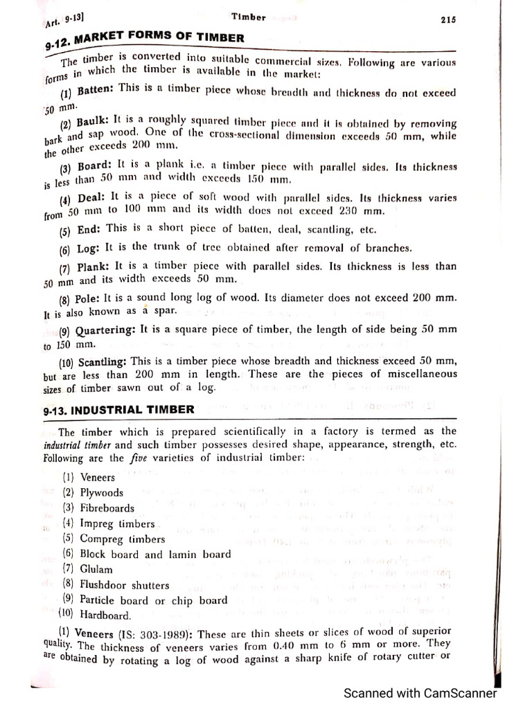 09 Industrial Timber | PDF