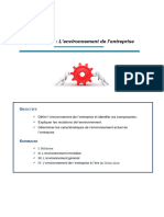 CHAPITRE L'environnement de L'entreprise