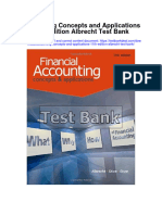 Accounting Concepts and Applications 11th Edition Albrecht Test Bank