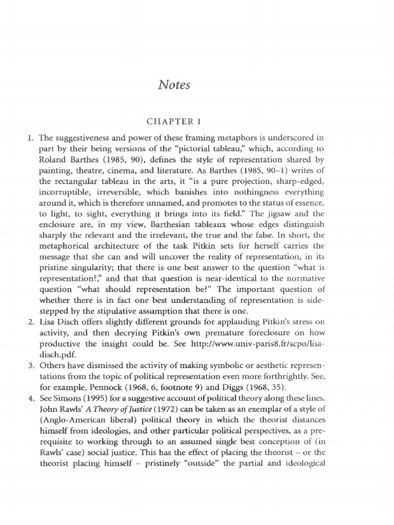 Understanding Representation Claims | PDF