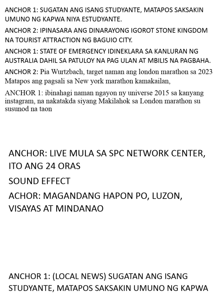Balita script pdf