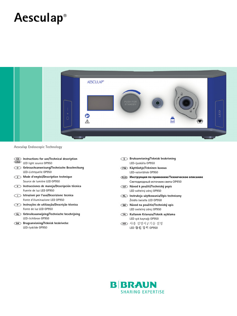 Light Source OP950 | PDF | Electrical Connector | Electrical Components