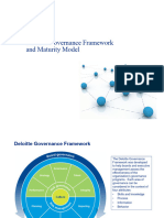 Deloitte Governance Framework and Maturity Model