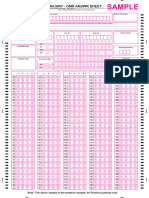 Railway OMR Sheet