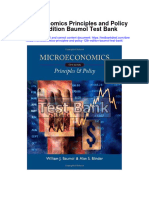 Microeconomics Principles and Policy 12th Edition Baumol Test Bank