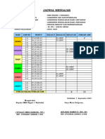 Jadwal Mengajar PKK